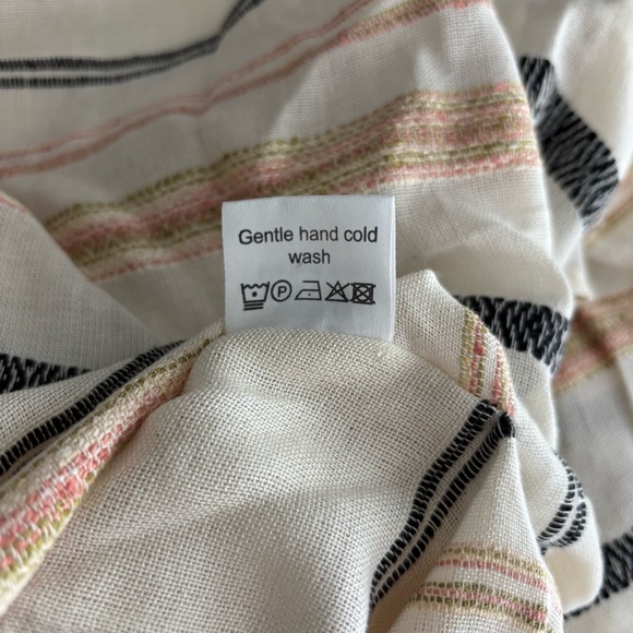 Anthropologie Duet Sequin Embellished Tassel Kaftan Beach Swim Cover Up O/S Boho - Picture 11 of 11